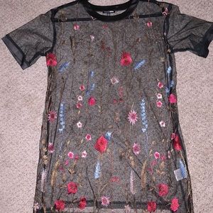 Floral Lace Shirt /Dress